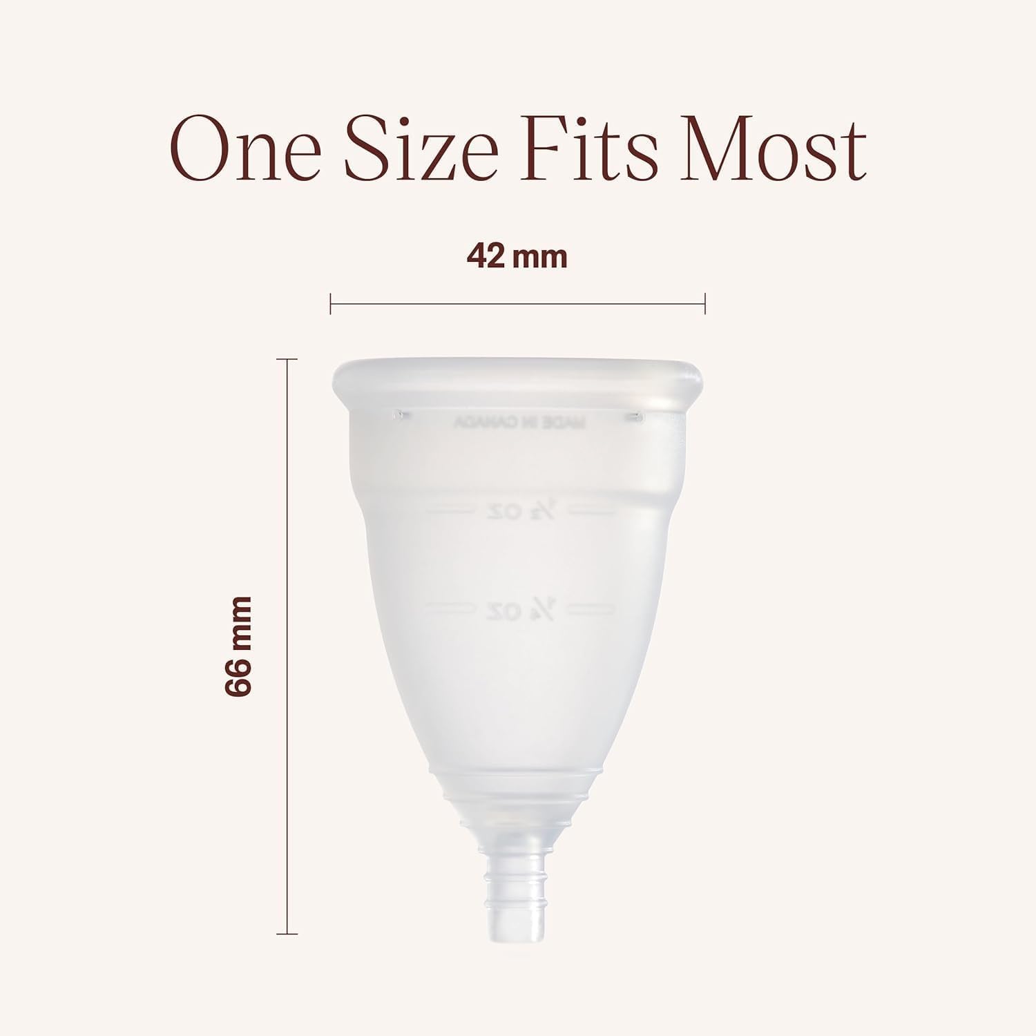 DIVA copa menstrual  Taza modelo 1